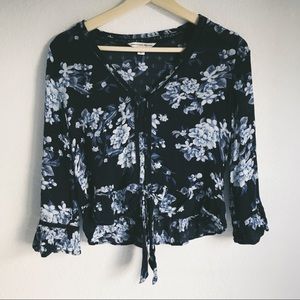 Floral American Eagle Blouse